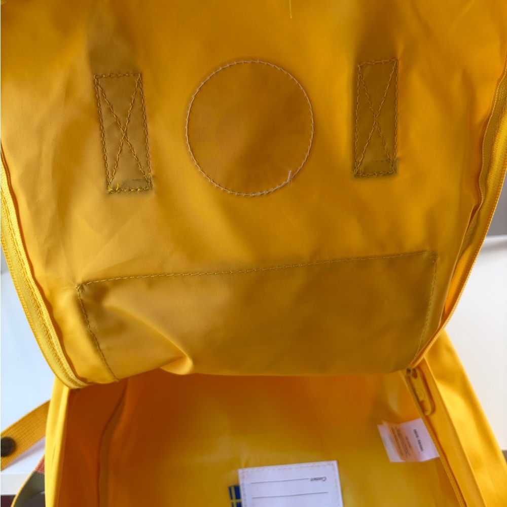 Fjallraven Kanken Yellow Backpack - Picture 6 of 7